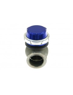 External Wastegate TurboWorks 50mm 0.5 Bar V-Band Blue