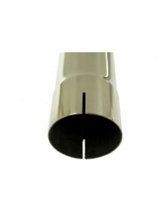 Exhaust, stainless steel slip-on pipe, 90 degrees 2.75 "61 cm