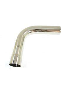 Exhaust stainless steel slip-on pipe 90 ° 3 "61cm