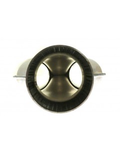 Y-Pipe udstødnings-tee 63/76 mm