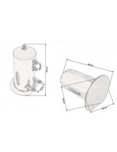 Bränsletank TurboWorks 2,5L + Fittings Swirl Pot