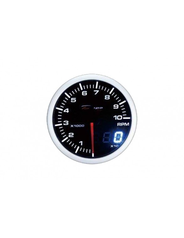 DEPO Clock Dual 52mm Tachometer