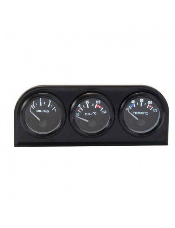 Instrument cluster KET 3in1 O.Temp + W.Temp + O.Press