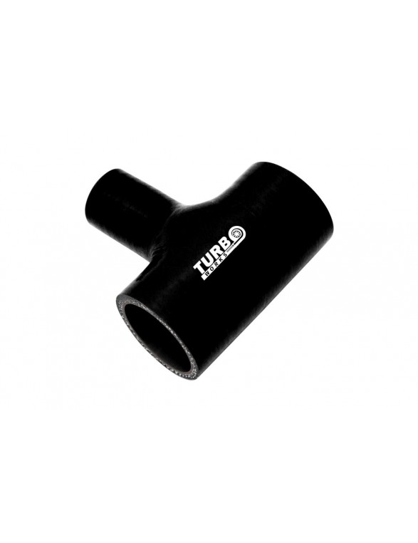 T-stykke TurboWorks Sort 51-25mm