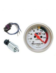 Electronic nitro pressure gauge with sensor