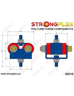 Engine mounting BMW E21 E30 E12