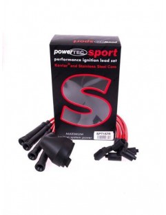 PowerTEC sytytyskaapelit BMW 316I 318I 518I VOLVO 740 760 80-91 punainen