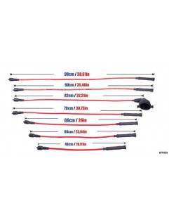 PowerTEC sytytyskaapelit BMW 320I 525I 628CSI 735I 78-91 punainen