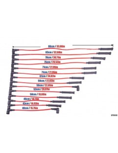 Przewody zapłonowe PowerTEC BWM 750I 850I 850CI 87-94 Czerwone