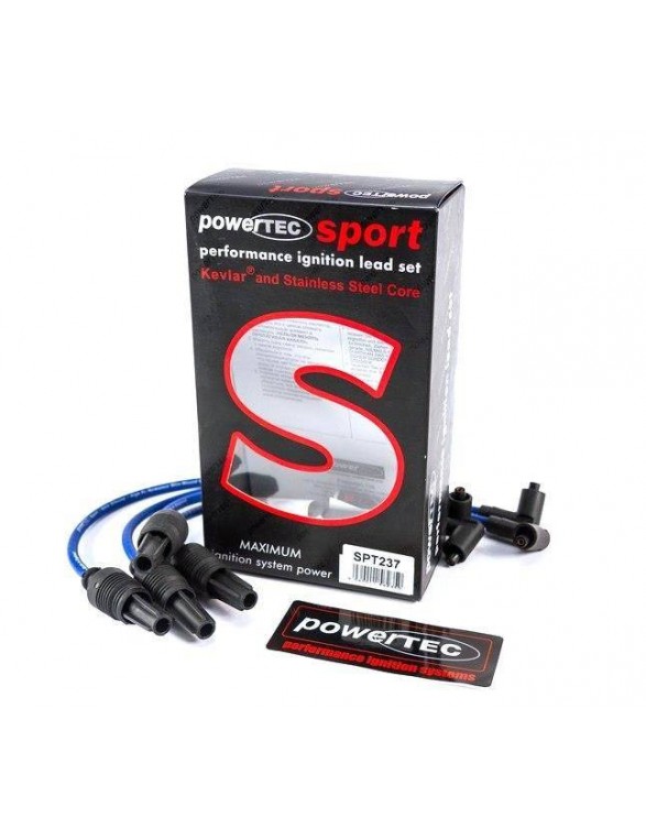 Sytytyskaapelit PowerTEC CITROEN SAXO VTS PEUGEOT 106 RALLYE 90-00 Punainen