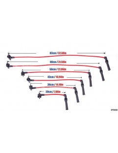 Przewody zapłonowe PowerTEC FORD SCORPIO I II 2.9L V6 COSWORTH 91-98 Czerwone