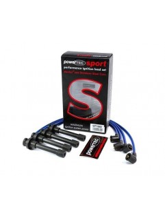 Sytytyskaapelit PowerTEC HONDA CRX CIVIC LOGO 92-02 punainen