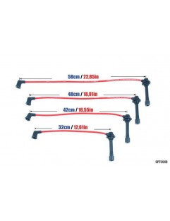 Przewody zapłonowe PowerTEC MAZDA MX-3 MX-5 XEDOS 323 TURBO Czerwone