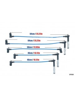 Sytytyskaapelit PowerTEC MERCEDES-BENZ 190E 2.3 2.5L 84-93 punainen