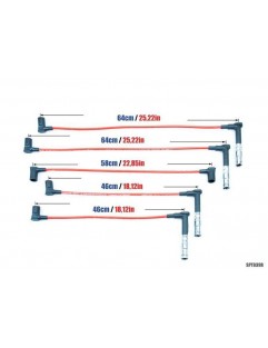 Przewody zapłonowe PowerTEC MERCEDES-BENZ 190E 2.3 2.5L 84-93 Czerwone