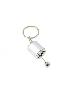 Silver Gearbox Keychain