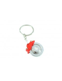 Key Ring: Brake Disc Red