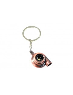 Brown Turbocharger Keyring