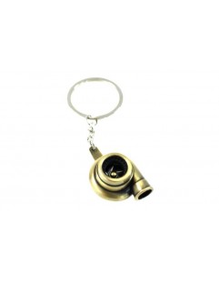 Gold Turbocharger Keyring