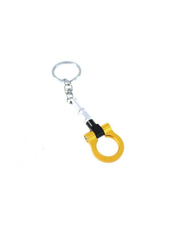 Gold Towing Hitch Keyring