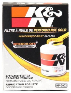 Oil filter K&N 13/16 In.-16 UNS HP-2002