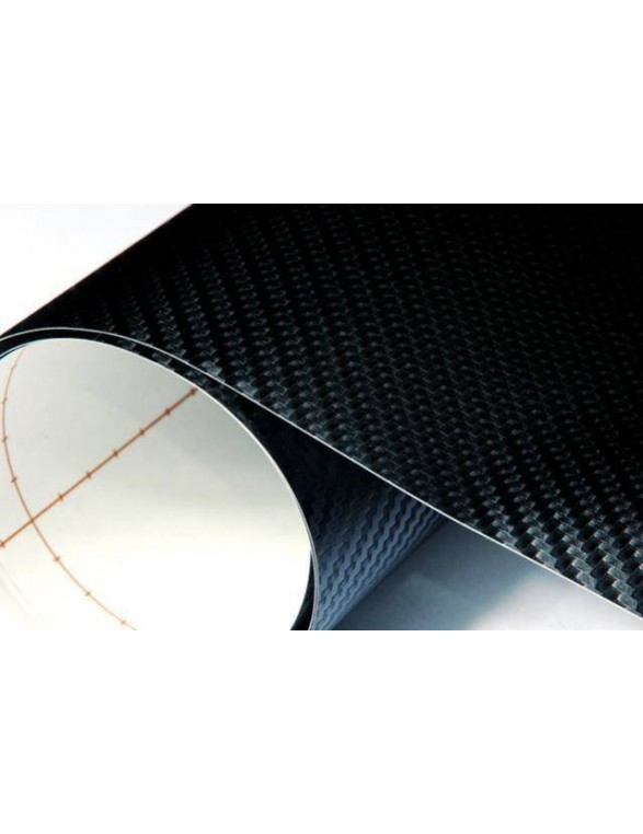 Carbon foil Black 100 x 152 cm