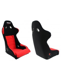 Bimarco Cobra II Velor Black / Red Sports Seat