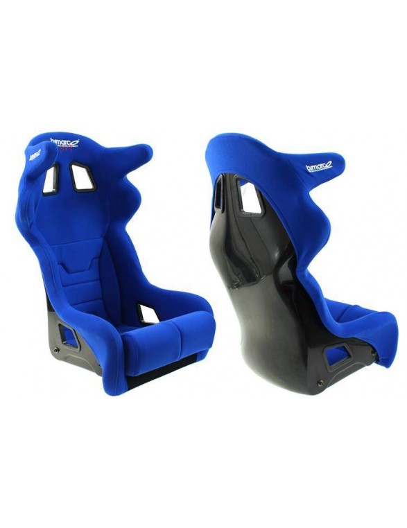 Bimarco Grip Velor Blue HANS FIA sports seat