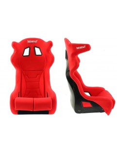 Bimarco Grip Velor Red HANS FIA Sports Seat