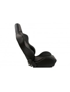 DRAGO Black Leather sports seat