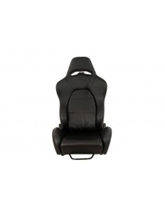 DRAGO Black Leather sports seat