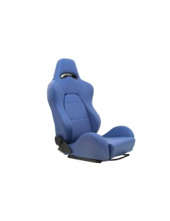 DRAGO Leather Blue sports seat