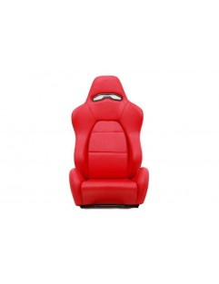 DRAGO leather sports seat Red