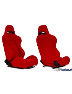 DRAGO Velur Red sportstol