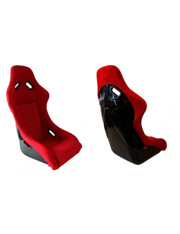 EVO Velor Red sports seat