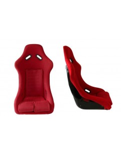 EVO Velor Red sports seat