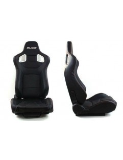 Sports seat SLIDE Leather Black