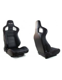 Sports seat SLIDE Leather Black