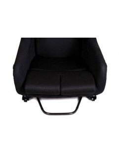 GTR Large Velor Black sports chair