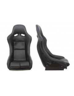 GTR Leather Black sports seat