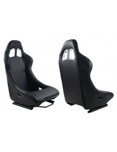 Sports seat MONZA RACE PLUS Leather Black