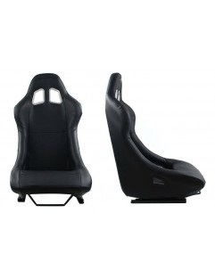 Sports seat MONZA RACE PLUS Leather Black