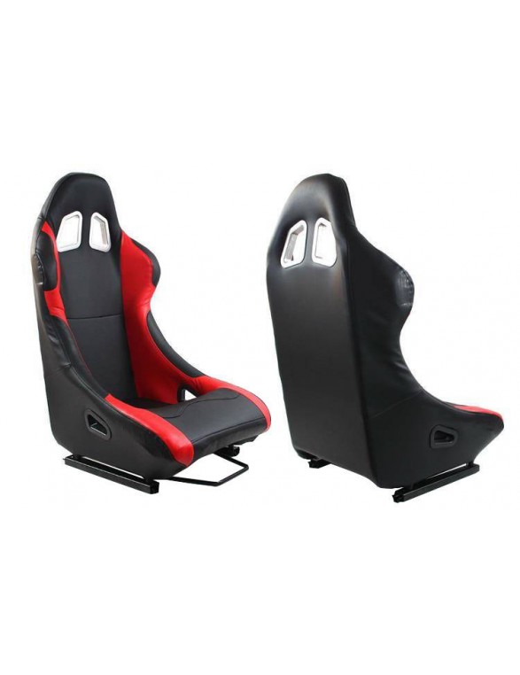 MONZA RACE PLUS sports seat Leather Red