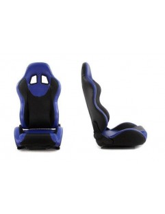 Sports seat MONZA + Blue leather