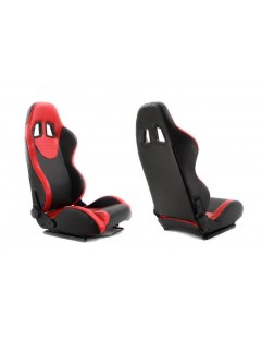 Sports seat MONZA + Leather Red