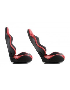 Sports seat MONZA + Leather Red