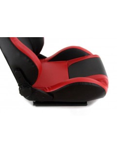 Sports seat MONZA + Leather Red