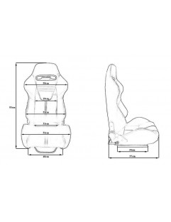 R-LOOK II Carbon sports seat