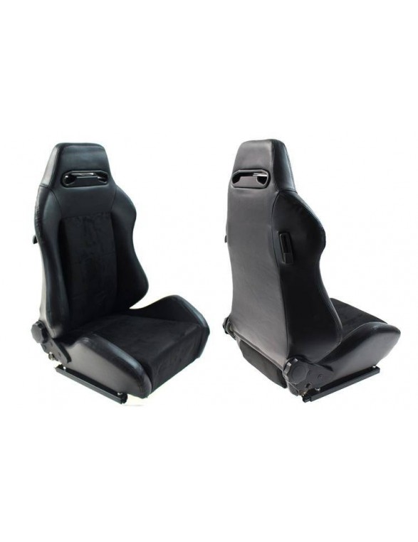 Sports seat R-LOOK Leather Black