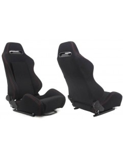 R-LOOK Velor Black sports seat